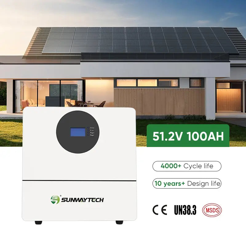 Sunwaytech Wall-Mounted Battery 5.12 кВт·год (102Ah, 51.2V)