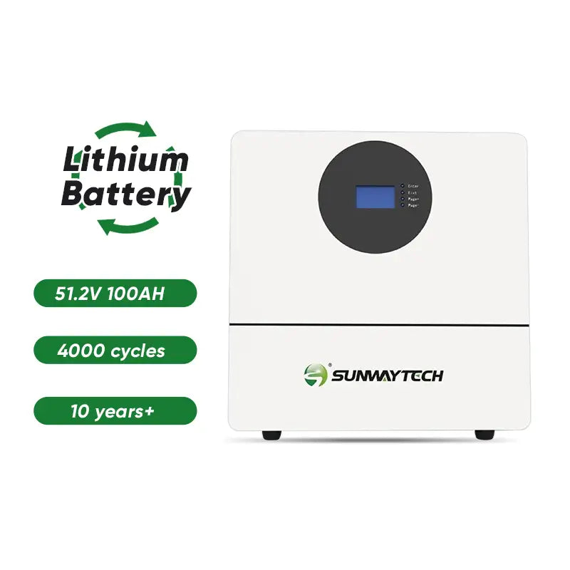 Sunwaytech Wall-Mounted Battery 5.12 кВт·год (102Ah, 51.2V)