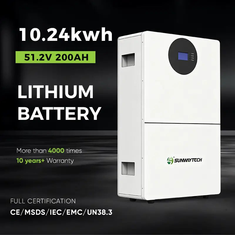 Sunwaytech Wall-Mounted Battery 5.12 кВт·год (102Ah, 51.2V)